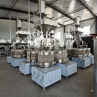 現(xiàn)林石磨 商用小磨香油流水線設(shè)備 全自動(dòng)新型晃油機(jī)電動(dòng)石磨