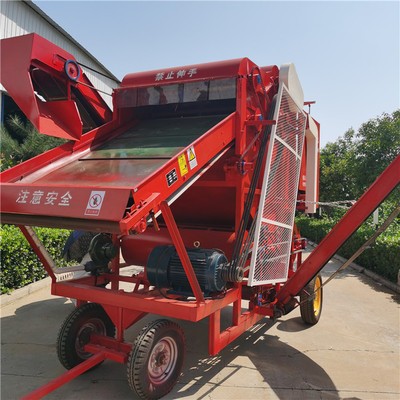 安徽干濕兩用花生摘果機(jī) 花生去秧機(jī) 22kw花生脫果機(jī)