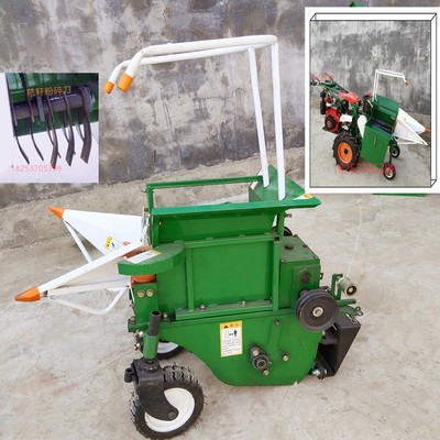 手扶拖拉機(jī)自動(dòng)扒皮玉蜀黍收獲機(jī) 單壟單行玉米收獲機(jī) 圖片