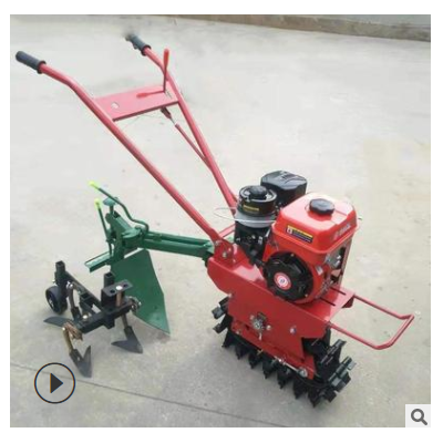 履帶式汽油微耕機(jī) 小型農(nóng)用犁地機(jī) 多用途單履帶犁田機(jī)