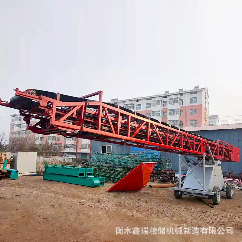 糧食輸送機(jī)廠家加工定制 移動(dòng)式皮帶輸送機(jī)伸縮轉(zhuǎn)向輸送機(jī)