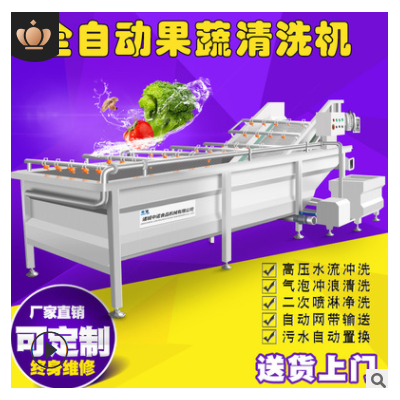 現(xiàn)貨果蔬氣泡清洗機(jī) 全自動(dòng)凈菜設(shè)備蔬菜清洗機(jī) 學(xué)校食堂洗菜機(jī)