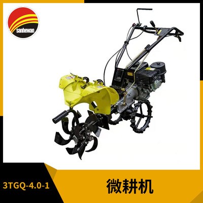 嘉盛微耕機除草翻地家用小型多功能耕地機犁地耕田松土農(nóng)用旋耕機