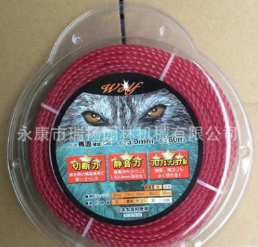 高品質(zhì)螺旋打草繩 尼龍繩麻花形打草繩 3.0打草繩 尼龍打草繩