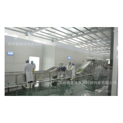 不銹鋼果蔬速凍前處理線 中央廚房蔬菜清洗機(jī)