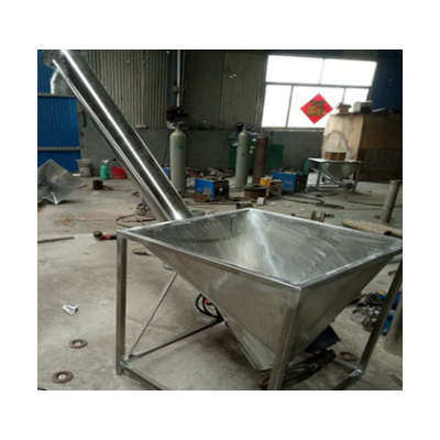 菏澤垂直螺旋提升機 煤渣裝袋上料機 固體料用不銹鋼絞龍?zhí)嵘龣C