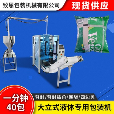 廠家直銷全自動定量液體包裝機(jī) 袋裝膏體液體灌裝機(jī) 醬料灌裝機(jī)