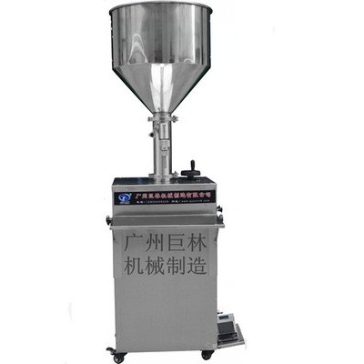 現(xiàn)機(jī)供應(yīng) 立式氣動果醬灌裝機(jī) 半自動活塞定量膏體、半流體灌裝機(jī)