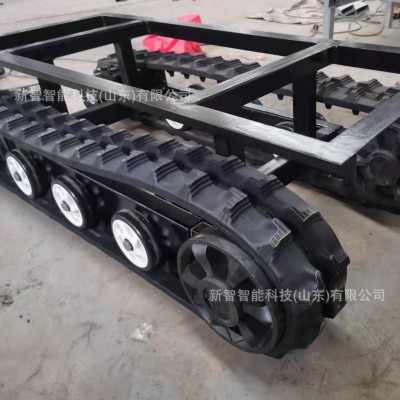 山東濟(jì)寧橡膠履帶底盤 各種功能電動底盤 遙控控制履帶底盤
