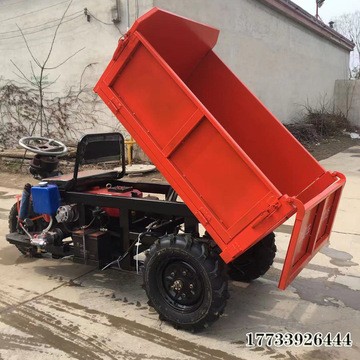 柴油三輪車農(nóng)用車小型工程電動建筑工地農(nóng)用運輸車自卸爬坡翻斗車