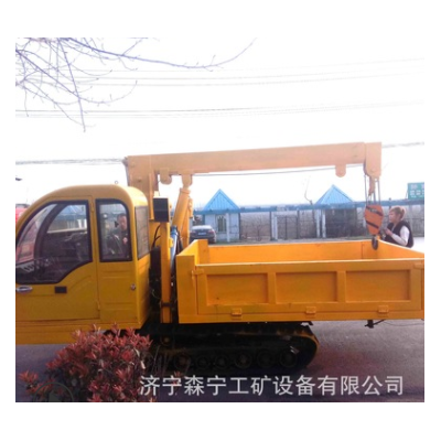 山東生產(chǎn)橡膠履帶載重8噸運(yùn)輸車 山地四不像自卸式履帶四驅(qū)車