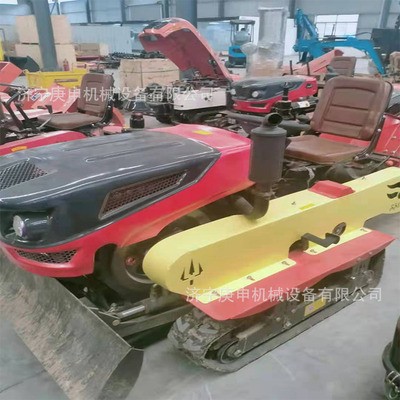 乘坐式履帶式微耕機(jī) 自走式田園管理機(jī) 遙控開溝回填除草旋耕機(jī)