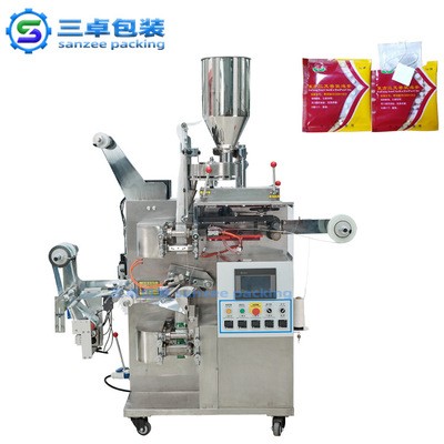 內(nèi)外袋袋泡茶包裝機 茶葉包裝機帶線標袋泡茶包裝機 顆粒包裝機