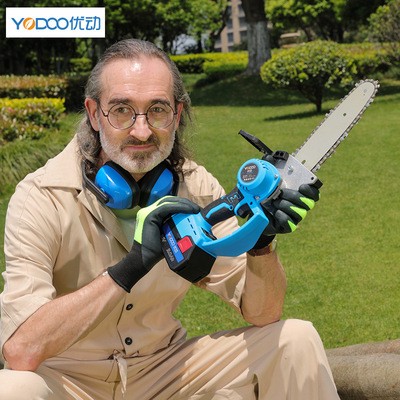 背負(fù)式電池?zé)o刷充電式電動(dòng)鏈鋸家用迷你型超值超豪華電動(dòng)單手鋸