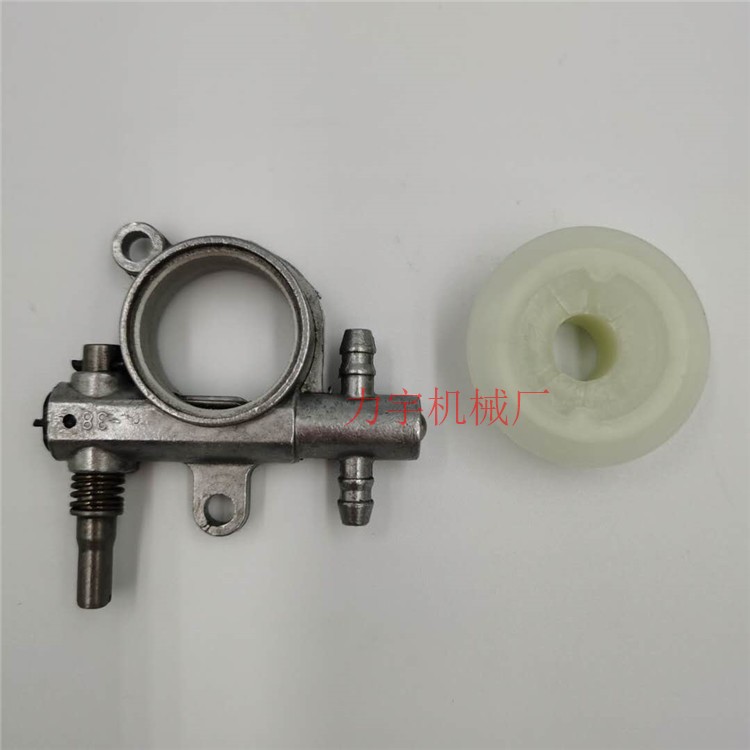 2500 3800機(jī)油泵和渦輪一套 油鋸汽油鋸伐木鋸 園林配件機(jī)油泵