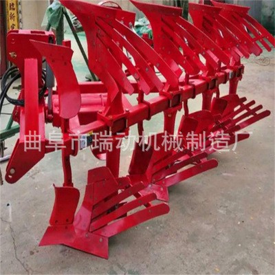 大型液壓翻轉(zhuǎn)犁柵條鏡面拖拉機(jī)深耕帶定幅調(diào)幅耕地犁三四鏵合墑器