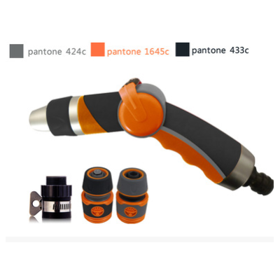 供應(yīng)花園用具，塑料噴槍銅接頭