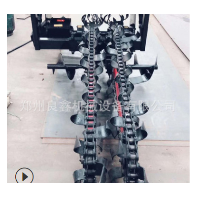 新型鏈條開溝機(jī) 農(nóng)村水網(wǎng)建設(shè)開溝機(jī) 拖拉機(jī)帶動(dòng)鏈條開溝機(jī)