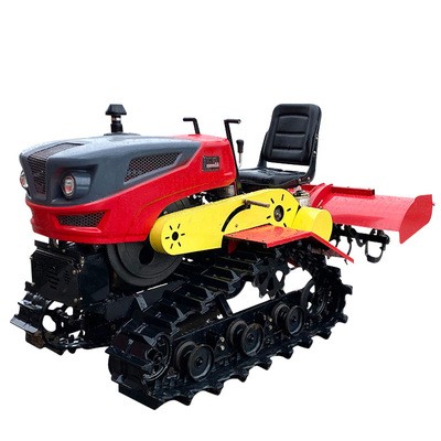 田園管理機果園開溝機農(nóng)用旋耕微耕機開溝施肥耕地機履帶式旋耕機