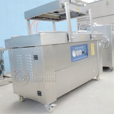 熟食雜糧真空抽氣機(jī) 粗糧真空封口設(shè)備 下凹式自動抽真空封口機(jī)器