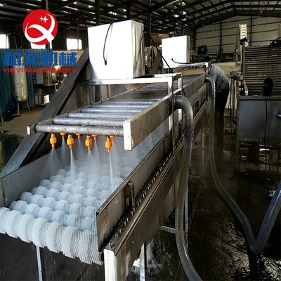 煙臺海蠣子清洗機(jī) 廠家銷售高壓噴淋清洗設(shè)備 海蠣子毛刷清洗機(jī)器