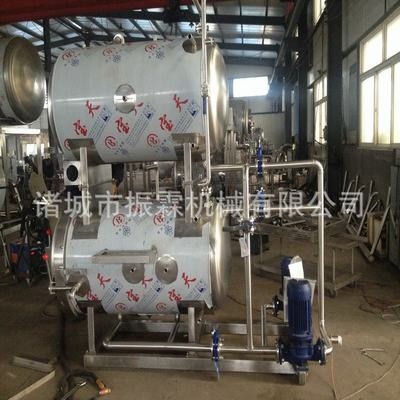 雙層全自動殺菌鍋 諸城食品高溫滅菌設(shè)備 商用不銹鋼殺菌鍋