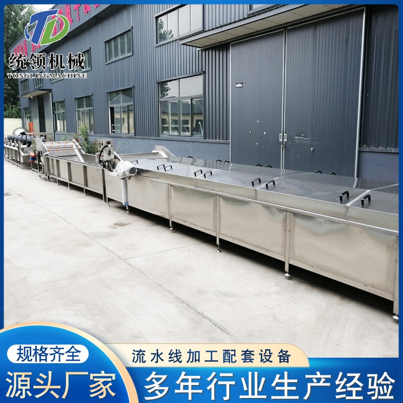 廠家供應豆角漂燙機 連續(xù)式漂燙煮制機 蔬菜全套加工生產(chǎn)線