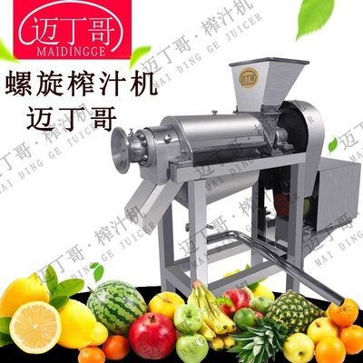 邁丁哥西梅榨汁機去核水果桃子櫻桃螺旋榨汁機工廠用加工