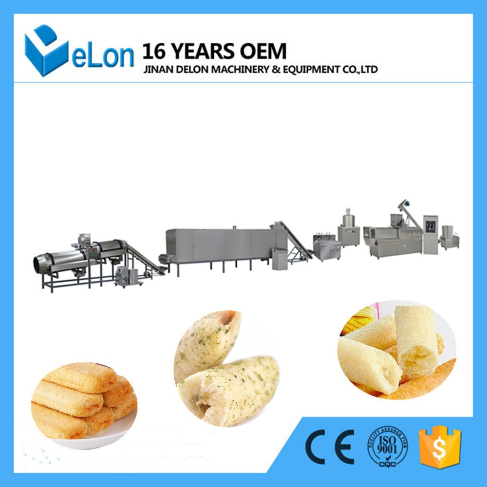 笨笨狗粗糧夾心棒生產(chǎn)設(shè)備 夾心米果加工設(shè)備生產(chǎn)線