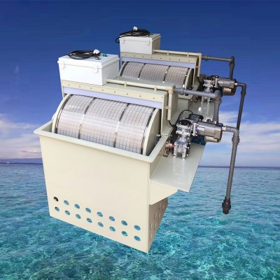 廣州廠家產(chǎn)銷水產(chǎn)循環(huán)水養(yǎng)殖滾筒過(guò)濾開式微濾機(jī)PP材質(zhì)50噸(淡水)