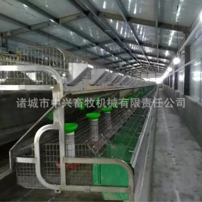 新型兔籠 24籠位品字形兔籠 規(guī)模養(yǎng)殖用兔籠