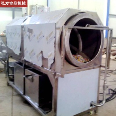 滾筒式食品袋表面清洗設(shè)備高壓噴淋軟包裝清洗機(jī) 中藥材洗藥機(jī)