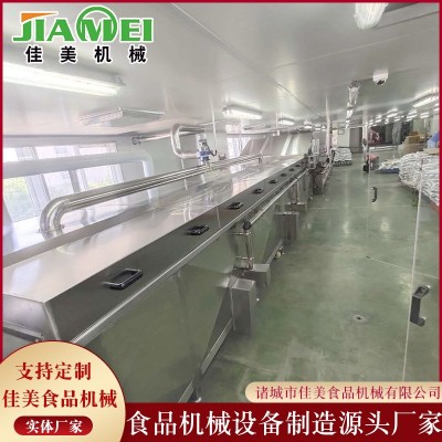 土豆片上海青預(yù)煮漂燙機 竹筍蘆筍殺青護色漂燙線 蔬菜漂燙殺青機