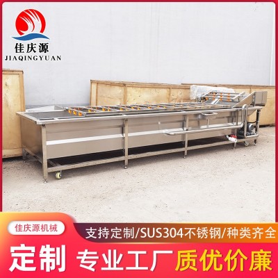 筍片藕片臭氧洗菜機(jī) 高壓噴淋式果蔬清洗機(jī) 小黃瓜脫鹽氣泡清洗機(jī)