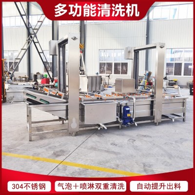 玫瑰花氣泡清洗機 桃子去毛去雜噴淋清洗機 四川菊花鼓泡清洗設(shè)備