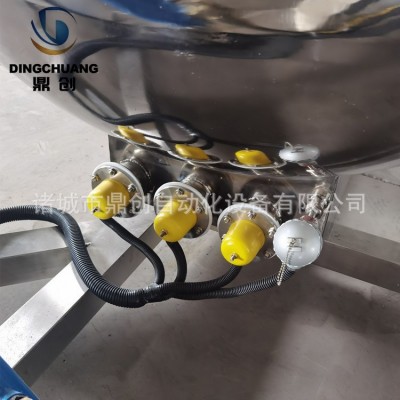 山東廠家出售豆沙餡月餅餡電動(dòng)炒鍋 全自動(dòng)炒辣醬包子餡行星炒鍋