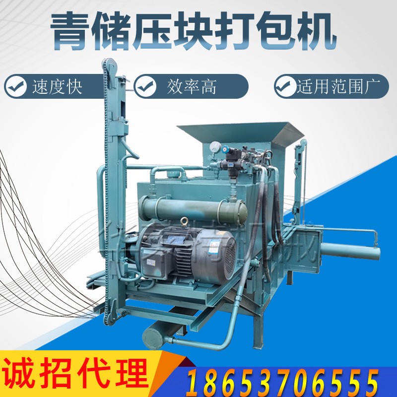 青儲(chǔ)打包機(jī)玉米秸稈壓塊機(jī)青貯稻殼小麥秸稈黃儲(chǔ)牧草包膜打包機(jī)