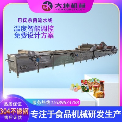 全自動(dòng)豆沙餡巴氏殺菌機(jī) 甜面醬巴氏滅菌設(shè)備 餡料巴氏殺菌流水線