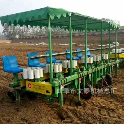 紅薯苗插秧機(jī) 廠家直銷蔬菜插秧機(jī) 自走式藥材花卉移苗機(jī)