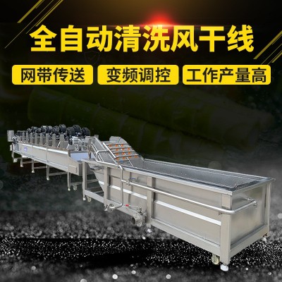 娃娃菜低溫去水珠翻轉風干機 小白菜網帶傳送全自動風干機不銹鋼