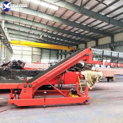 爬坡皮帶機(jī) 卡車集裝箱裝卸貨輸送機(jī) 液壓升降傳動(dòng)機(jī)廠家直供