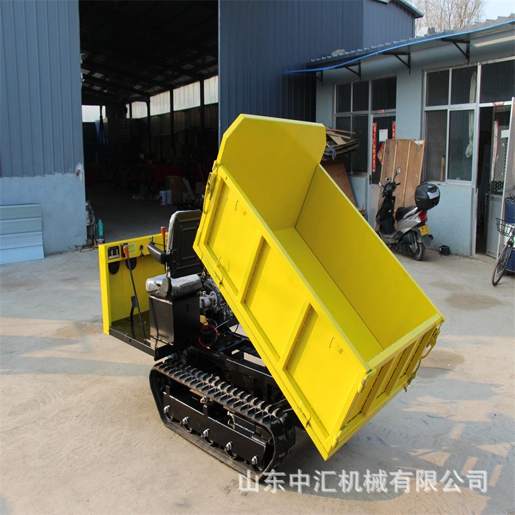 現(xiàn)貨水旱兩用運輸車 機械工程履帶運輸車 水田搬運工程自卸翻斗