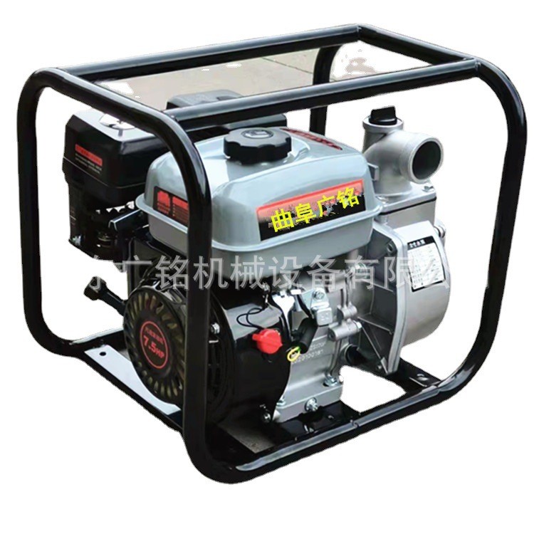 農(nóng)田澆灌抽水泵 風(fēng)冷柴油手推式自吸泵 高揚(yáng)程大流量抽水泵