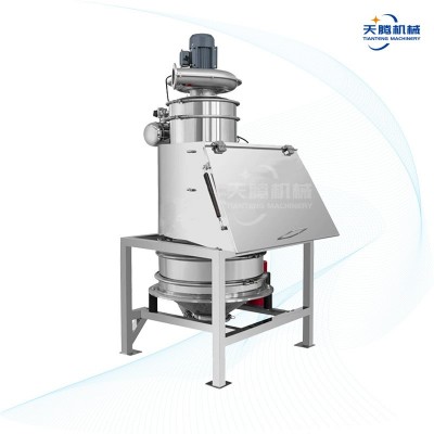 注塑顆粒粉末無塵投料機(jī) 短絲級納米竹炭粉不銹鋼化工無塵投料站