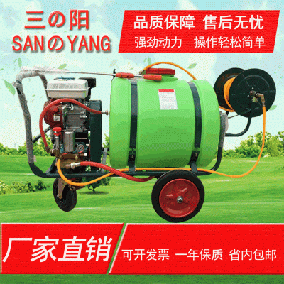廠家直銷大功率160升手推式高壓打藥機農(nóng)用除蟲除草養(yǎng)殖消毒神器