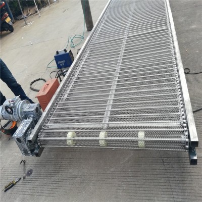 全自動多層網(wǎng)帶箱式烘干輸送提升機(jī)蔬菜水果脫水防銹網(wǎng)帶輸送機(jī)