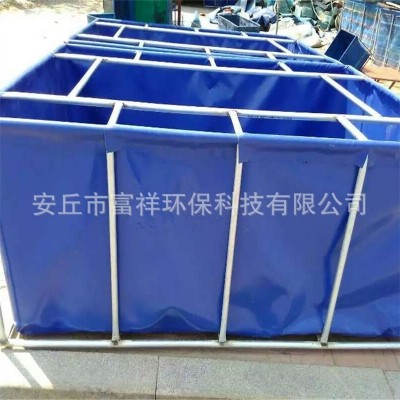 廠家定制移動水產暫養(yǎng)池 活動支架PVC魚池 支架水池