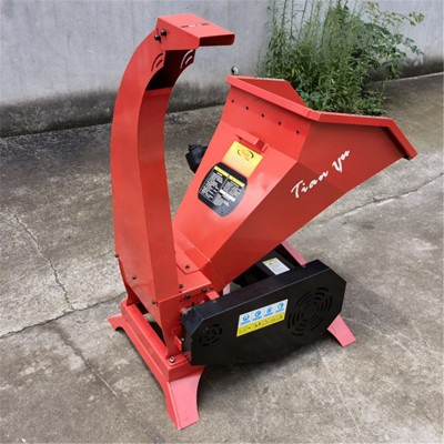 移動式樹枝粉碎機(jī)園林綠化小型粉碎機(jī)果園修剪物手推式樹枝粉碎機(jī)