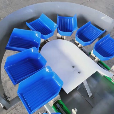 萊陽(yáng)梨果蔬重量多級(jí)分選機(jī) 流水線控制 扇貝海蠣子輸送等級(jí)挑選機(jī)