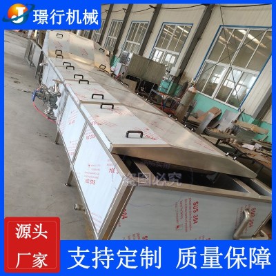 供應(yīng)全自動不銹鋼調(diào)料包巴氏殺菌機(jī) 軟包裝巴氏殺菌冷卻風(fēng)干線